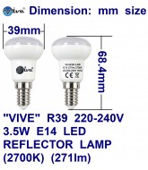 Vive R39 3.5W E14 Led Reflector Lamp 